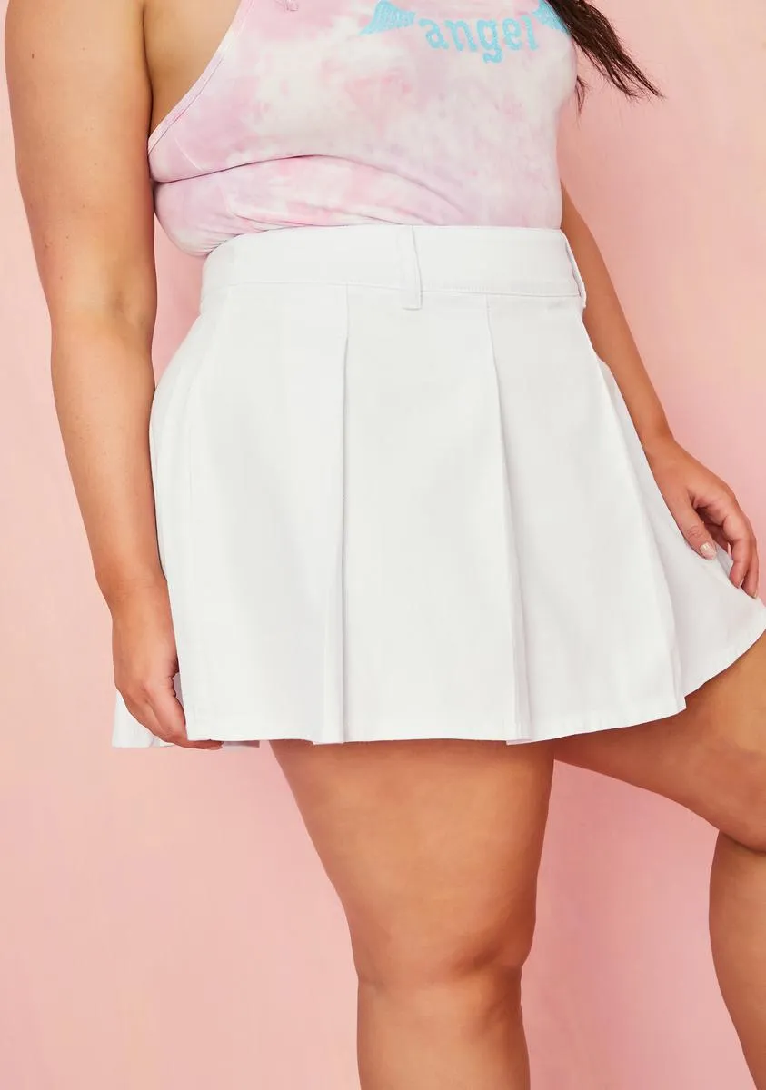 Plus Had To Be There Pleated Skirt